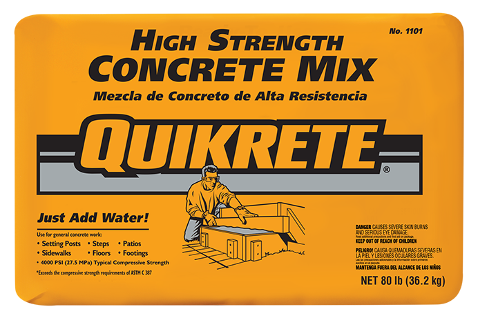 Quikrete Gravel Concrete Mix 80lb - Construction Powders & Chemicals